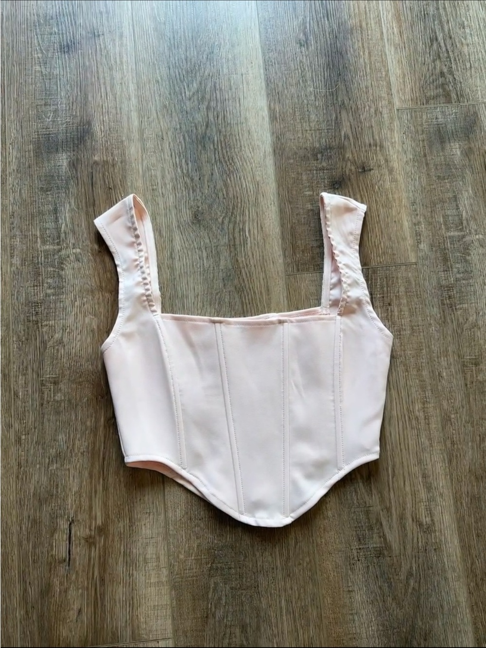 Pastel Pink Corset Top
